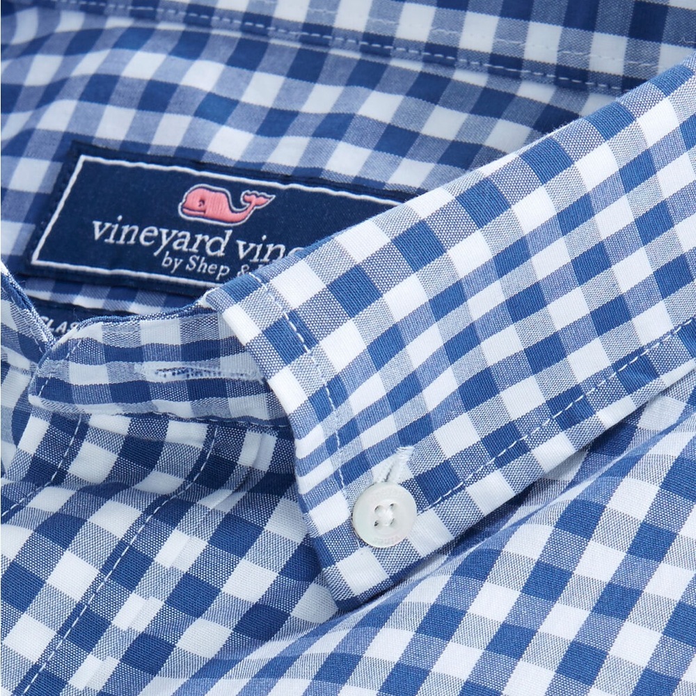 Vineyard Vines Carleton Gingham Classic Stretch T… - image 2